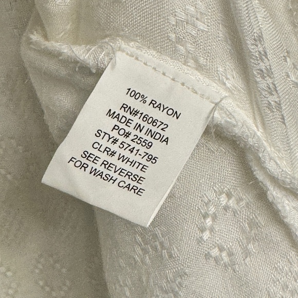 NWT Blue Island BEACH White Coverup - Picture 15 of 16